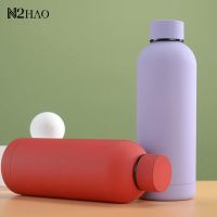 304 Stainless Steel Mini Vacuum Insulated Bottle Thermos Large Capacity American Style Jug Frosted Outdoor Sports Water Bottle