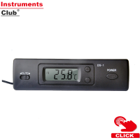 Instruments เทอร์โมมิเตอร์มินิรถดิจิตอลอิเล็กทรอนิกส์เครื่องวัดอุณหภูมิในร่มกลางแจ้งเครื่องวัดอุณหภูมิหลายเวลาแสดงอุณหภูมิด้วยP Robe