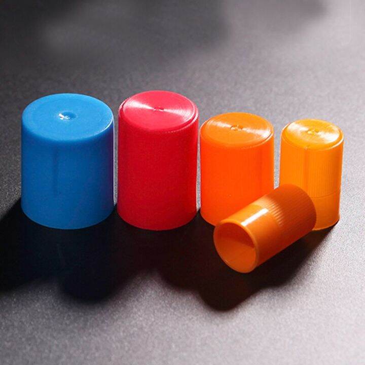 100 Pieces/Pack Plastic Test Tube Cap Glass Test Tube Cover Laboratory