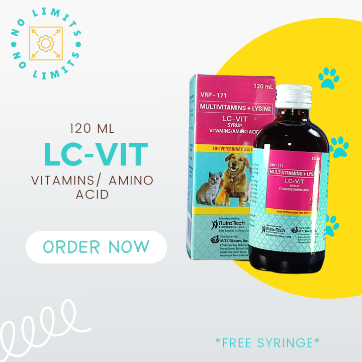 LC VIT Appetite Booster Vitamins for Dogs and Cats 120ml Lazada PH