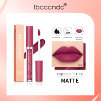 ibcccndc 12 สีลิปสติกการแสดงผลสียาวนานริมฝีปากเคลือบกันน้ำป้องกันการเสียดสีลิปสติกเหลว