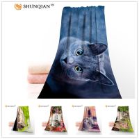 【DT】hot！ Custom 35x75cm Face Facecloth Microfiber Washcloth drying Drop Shipping