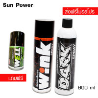 LUBE71 WINK สเปรย์เคลือบสีเงา + DARK สเปรย์เคลือบพลาสติกให้ดำขนาด 600ml แถม WELL สเปร์ทำความสะอาดภายในหมวกกันน็อค ขนาด 150ml