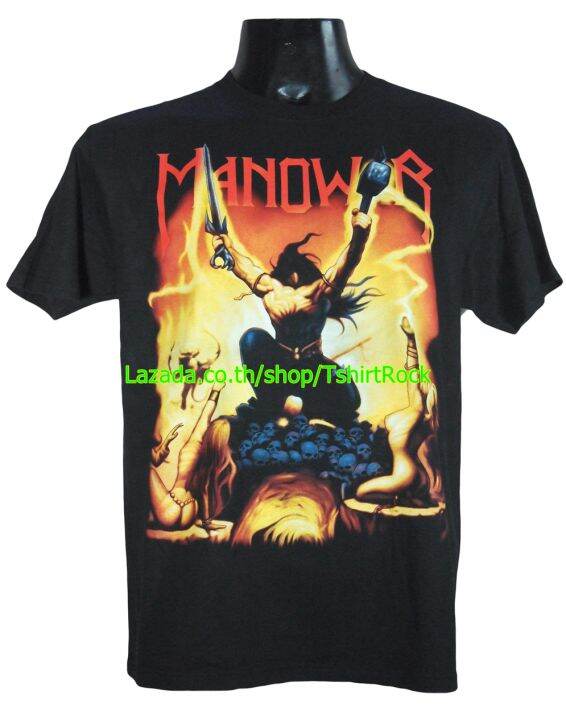 เสื้อวง-manowar-มาโนวอร์-ไซส์ยุโรป-เสื้อยืดวงดนตรีร็อค-เสื้อร็อค-mnw536-เสื้อวงดนตรี90