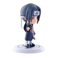 6pcs Naruto PVC 7cm Figure Model Sasuke Itachi Gaara Figurine w Stand Gift Supermarket Pretend Play Set