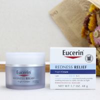 Eucerin anti-redness repair soothing night cream moisturizing sensitive muscle moisturizing moisturizing cream 48g