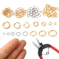 【YF】 Aço inoxidável Split Rings Connectors Jewelry Making Supplies Acessórios por atacado 3mm 4mm 5mm 6mm 7mm 8mm 100-200Pcs