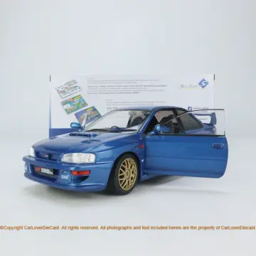 Solido 1/18 Subaru Impreza 22B STi 1998 Sonic Blue - DiecastModels