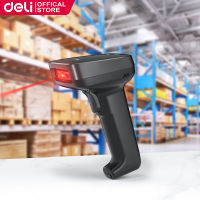 เครื่องสแกนบาร์โค้ดแบบพกพา 1D แบบมีสาย USB Type Code Scanner สีดำสำหรับซูเปอร์มาร์เก็ตขายปลีกห้องสมุดโลจิสติกส์คลังสินค้า