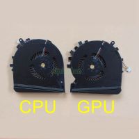 พัดลมระบายความร้อน GPU CPU แล็ปท็อปใหม่สำหรับ HP 15 DK TPN พัดลมเย็น C141 ND85C16 18L02 ND85C16 18L03 L57170 001 L56900 001