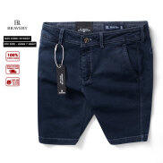 Quần short nam jean xước Jenka co giãn, mềm mịn, thoáng mát, thoải mái
