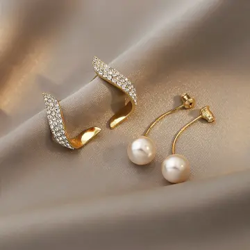Designer Pearl Earrings - Best Place To Buy Real Pearl Earrings Online-bdsngoinhaviet.com.vn