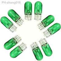 10pcs Car Width Indicator Light Green Blue Color T10 Light Bulbs Auto Dashboard Gauge W5w 12v Accessories 3w Panel B4f4