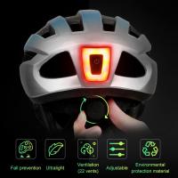 HOT★RNOX หมวกกันน็อคจักรยานสำหรับ Man หมวกกันน็อกขี่จักรยาน LED Light กันน้ำ Mountain Bike หมวกกันน็อกขี่ปลอดภัยหมวก