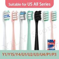 ☂☞✷ For U1/U2/U3/U3S/U4/P1/P3/Y1S/Y4 Electric Toothbrush Replace Head Smart Clean DuPont Bristles Brush Vacuum Brush Heads With Caps