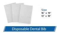 Disposable Dental Bib  (125ชิ้น/แพ็ค 4แพ็ค/ลัง)