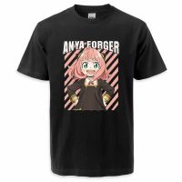 Spy Family Anya Print Tshirts Japan Mangas Anime Summer Mens Tshirts Kawaii Pink Tees Oversized Fashion T-Shirt O-Neck Tees