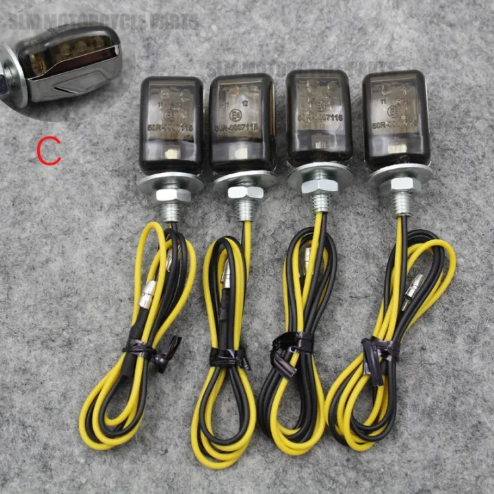 LED Micro Mini Tiny Small Indicators Turn Signals Motorcycle Motorbike