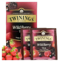 ชา ทไวนิงส์ ไวลด์ เบอร์รี่ ซองละ 2 กรัม 1 กล่องมี 25 ซอง Twinings Wild Berries Tea คาเฟอีนน้อย ชาอังกฤษ ชาผลไม้รสชาติยอดนิยม