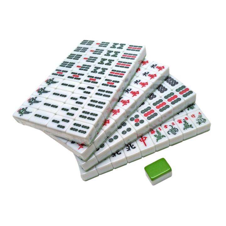 Travel Mahjong Set 144 Tiles Mahjong Game With Carrying Travel Case