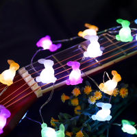 Easter String Light, 10ft 40LEDs String Lights Battery Operated Easter Decoration Lights with Remote and Timer