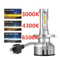 NEW 3000K 4300K 6500K 11000LM Car Led Headlight Fog lamp Motorcycle Front Light CSP Chips LED Lamp H4 H11 9006 HB4 (1 pair )