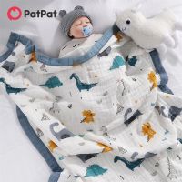 ❄☼✙ PatPat 100 Cotton Baby Blankets Newborn 6-layer Muslin Cotton Gauze Soft Absorbent Swaddle Blankets Baby for Beds Shower Wipes