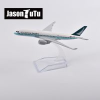 JASON TUTU กระเป๋า16Cm Cathay Airbus แปซิฟิกโมเดลเครื่องบินอากาศยานเครื่องบินจำลอง A350เครื่องบิน1/400หล่อโลหะ Dropshipping