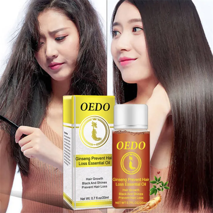 OEDO Ginseng Prevent Hair Loss Essential Oil 20ML Ginseng Hair Growth Essence Preventing Hair
