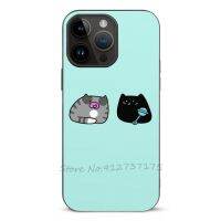 【digital technology】ลูกแมวสีดำและเปลือกโทรศัพท์มือถือลูกแมว Tabby สีเทาสำหรับ Iphone 14 13 11 12 Pro Max Mini Xr 7 8 Plus Clear Shockproof Soft