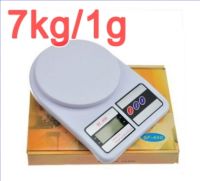 เครื่องชั่งดิจิตอล  ตาชั่งดิจิตอล เครื่องชั่งอาหาร 7000g ความละเอียด1g  Digital Food Bowl Scale New 7KG/1G