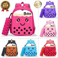 【hot sale】◈┋☬ C16 Boba Bags School Childrens Bags Newest Boba Cartoon Character Childrens Backpacks 2022 Kindergarten Elementary School Childrens Bags Viral Bags Carrying Bags Can Be Paid At The Place Of Girls Boys Bags