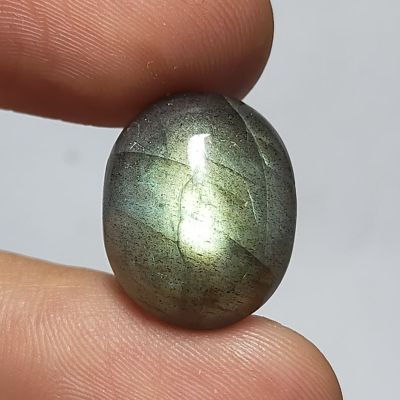 พลอย ลาบราโดไรท์ ธรรมชาติ แท้ หินพ่อมด ( Natural Labradorite ) หนัก 13.86 กะรัต