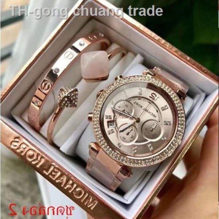 นาฬิกา-michael-kors-mk-parker-mini-multi-function-ladies-watchนาฬิกาแบรนด์เนมแท้100-mk5896