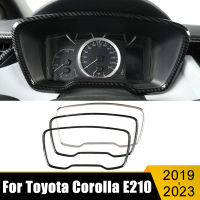 สำหรับ Toyota Corolla E210 2019 2020 2021 2022 2023 Hybrid สแตนเลสรถ Dashboard กรอบสติกเกอร์ตกแต่งอุปกรณ์เสริม