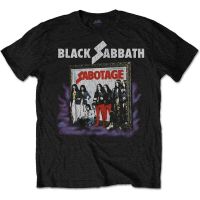 Official Black Sabbath T Shirt Sabotage Mens Classic Rock Metal Band Tee Unisex