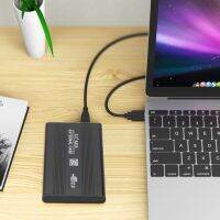 2.5 inch SSD Hard Disk Case SATA to USB2.0 HDD Disk Box Aluminum Alloy Portable External Hard Disk Case for Win7/Win8//Mac OS