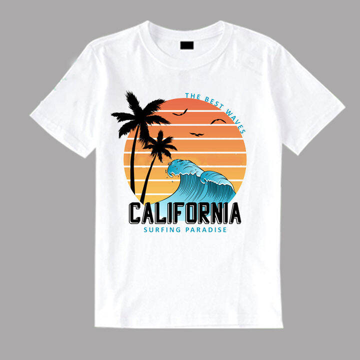 Hcm]Áo Thun California Vải Thun Cotton Mềm Mịn | Lazada.Vn