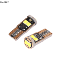 MARBIT 2pcs T10หลอดไฟขนาดเล็ก W5W CANbus LED ภายใน6SMD 3030หลอดไฟ LED