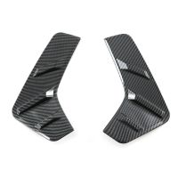 hgjmgkkk Car Carbon Fiber ABS Rear Reflector Fog Light Lamp Cover Trim Stickers for BYD ATTO 3 Yuan Plus 2022