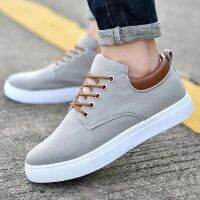 Summer Trend Canvas Shoes Men Casual Shoes Vulcanized Sneakers Boys Italian Breathable Leisure Male Sneakers Non-Slip Footwear