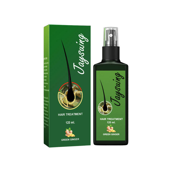 Jaysuing Green Ginger Hair Growth Spray Serum Natural Anti Hair Loss