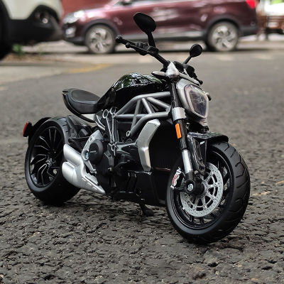 Maisto 112 DUCATI X Diavel S 2021 Die Cast รถจักรยานยนต์รุ่นของเล่นคอลเลกชัน Shork-Absorber Off Road Autocycle ของเล่นรถ