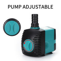 220V Ultra Quiet Submersible Water Pump Filter Fish Pond Fountain Aquarium Tank High-lift 3 6 10 15 25 35W 220-1200LH EU Plug