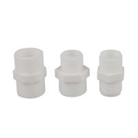 1/2 3/4 1/2 to 3/4 Male Thread Double Male Connector For PVC PE PB Various Plastic Pipe Home improvement Pipe Fittings