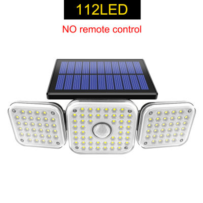 Solar Lights Outdoor 182112 LED Wall Lamp with Adjustable Heads Security LED Flood Light IP65 Waterproof with 3 Working Modes