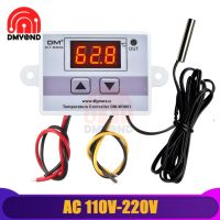 W3001 Digital Thermostat 10A AC 110V-220V DC 24V 12V LED Digital Display Temperature Controller switch Sensor Meter untuk Kulkas