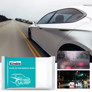 Car Wet Wipes Cleaning Multi-functional Windshield Glass Wipes To Remove  Oil Film Stain Leather Disposable
