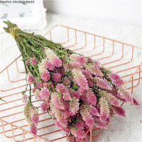 15pcs Dried Home Decor Flower Pink Christmas Valentines Day Gift Wedding Touch Decor Gift Show flower Bouquet for Shopwindow