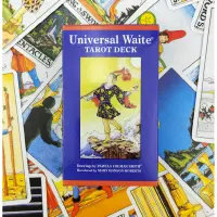 ไพ่ทาโรต์Universal Tarot Card ขนาด4.75 "X 2.76" Tarot Deck พร้อม Guidebook &amp; - 78 Cards Fortune ling Game Divination Tool